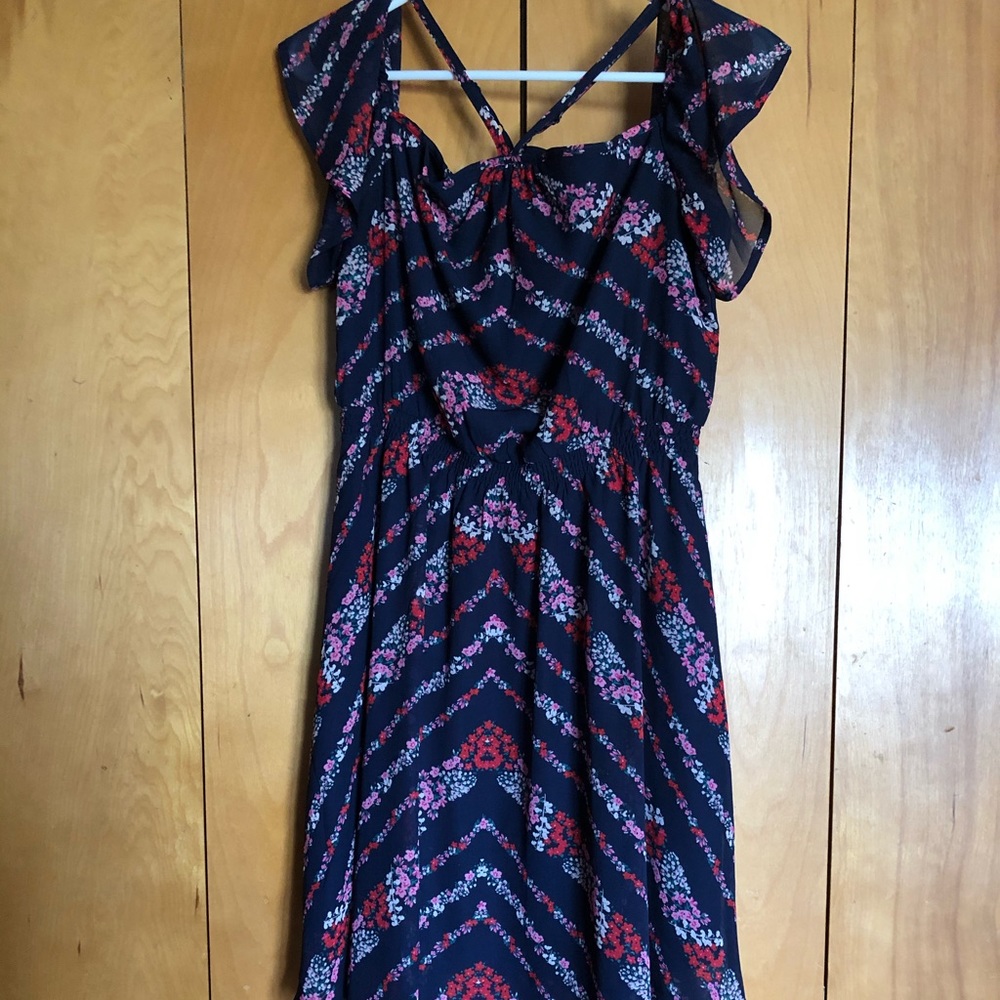Asymmetrical floral dress Maurice’s